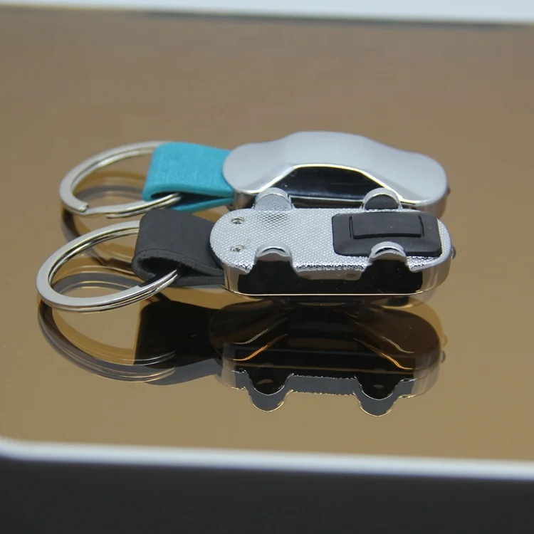 New product ideas factory high quality 3D car shape metal LED keychain