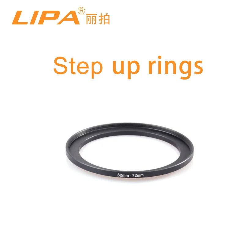 
LIPA Step Up Step Down Adapter Ring Camera Lens Ring Filter ring 