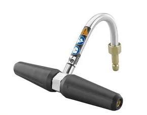 
3300PSI Double Turbo Nozzle Gutter Cleaner Attachment for Sewer Jetter 