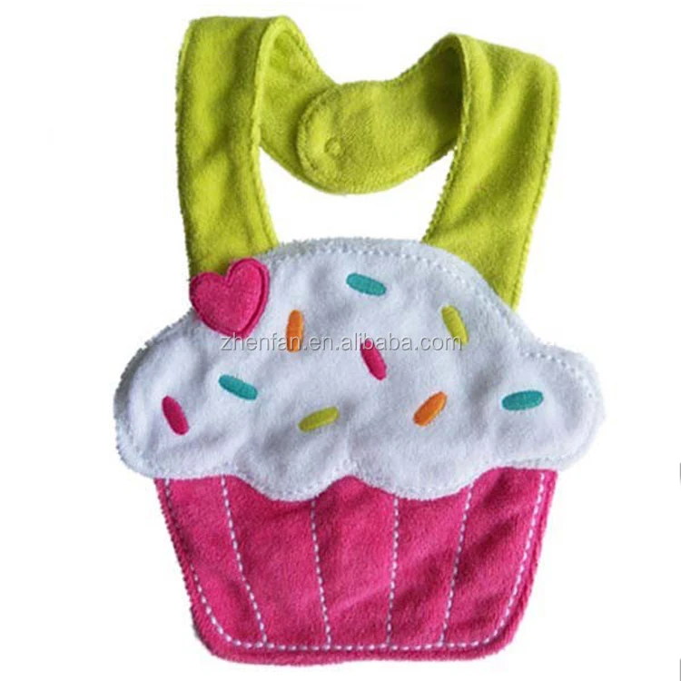 lovely animal design baby cotton bibs