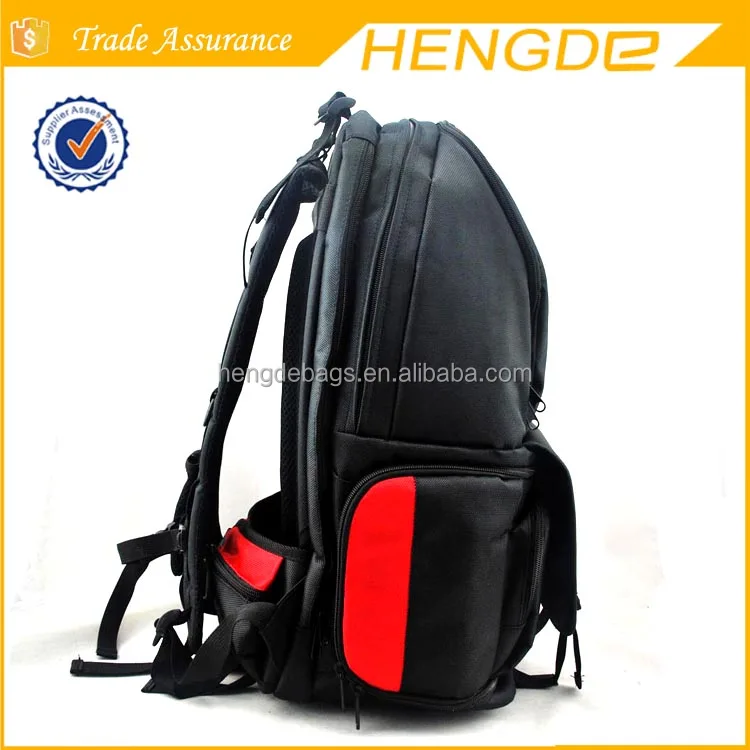 Polyester waterpoof dslr backpack camera