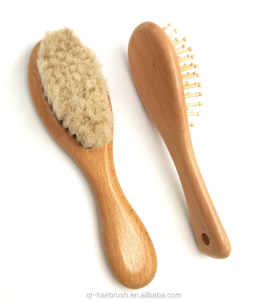 Hair brush factory wholesale Eco-Friendly oval wood antistatic wooden hair brush