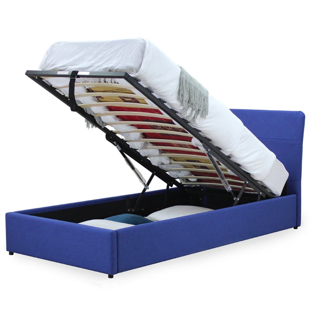 
Divan Kids Bed Single Upholstered Bed Frame Gas Lift Bed 