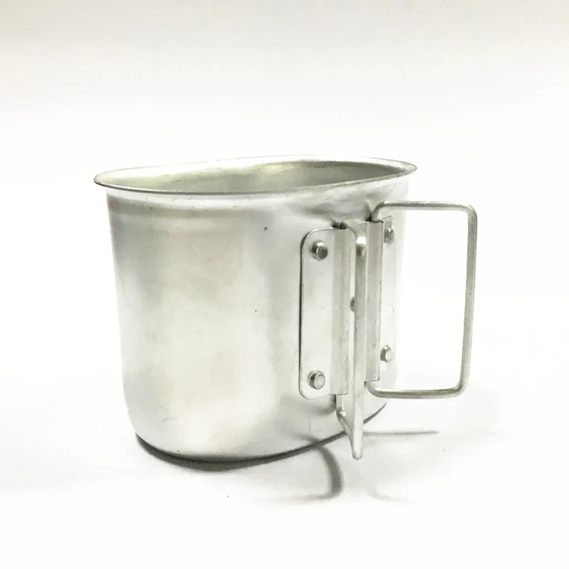 Portable military large capacity military training kettle with cup for outdoor camping mountaineering