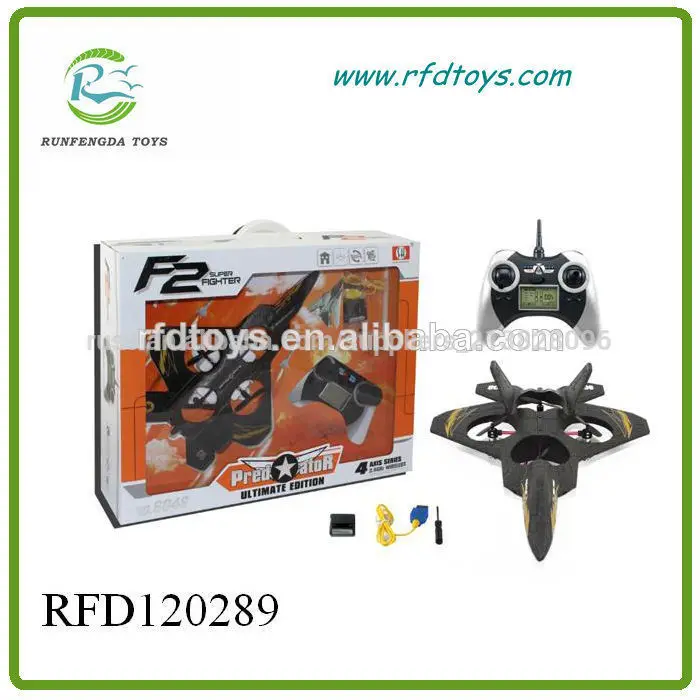 4- оси 2.4g 4ch rc самолет f22 модель удаленного управления самолетом вертолет с светодиодный