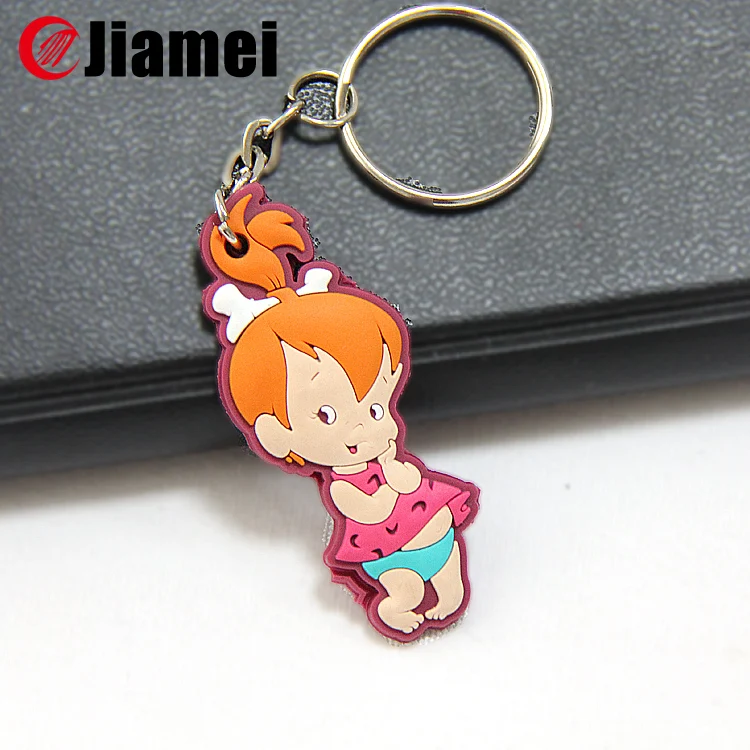 Custom Soft Pvc Rubber Torch Keyring Key Chain