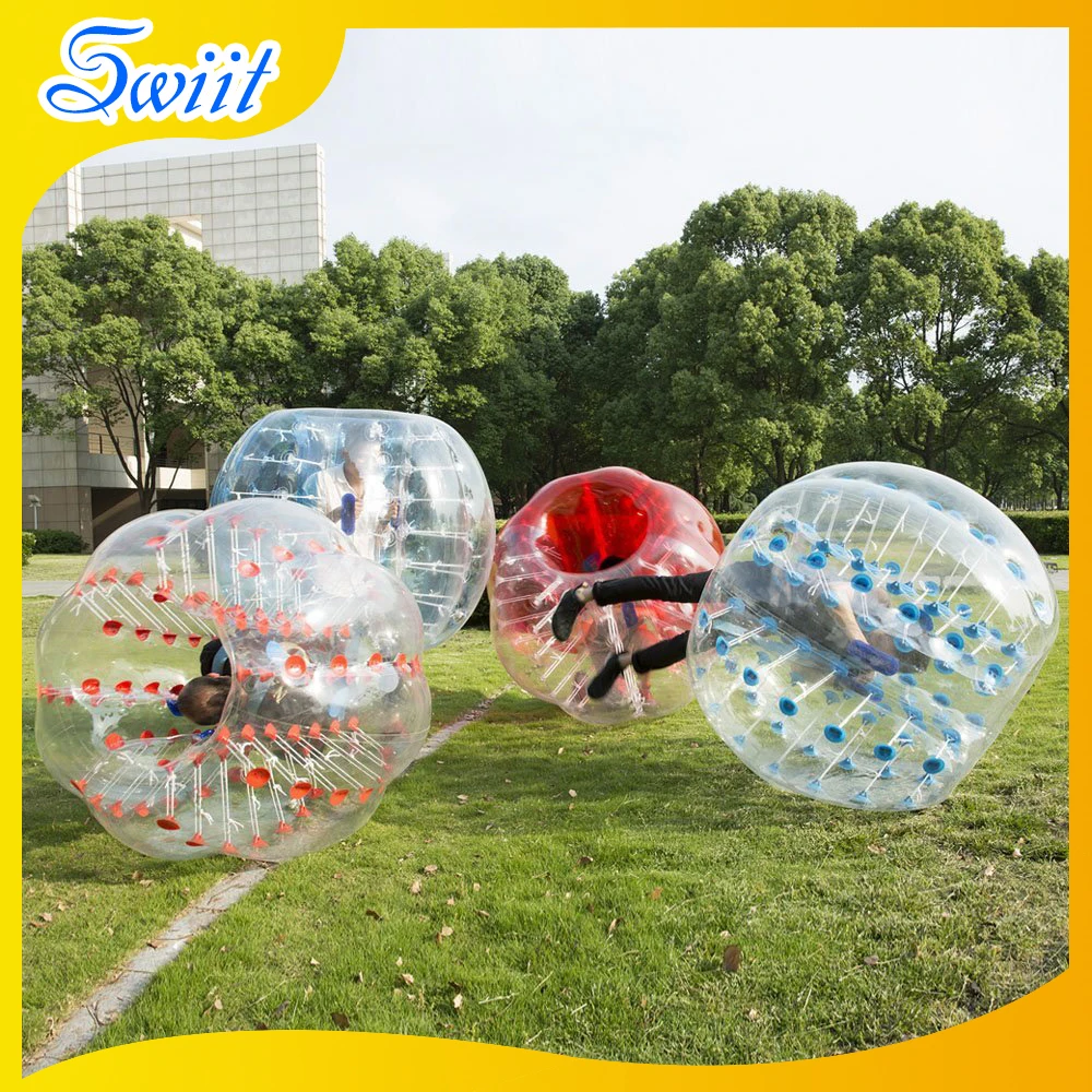 
Swiit Alternate Clear and Yellow Sport Football Bubble Suit <span style=
