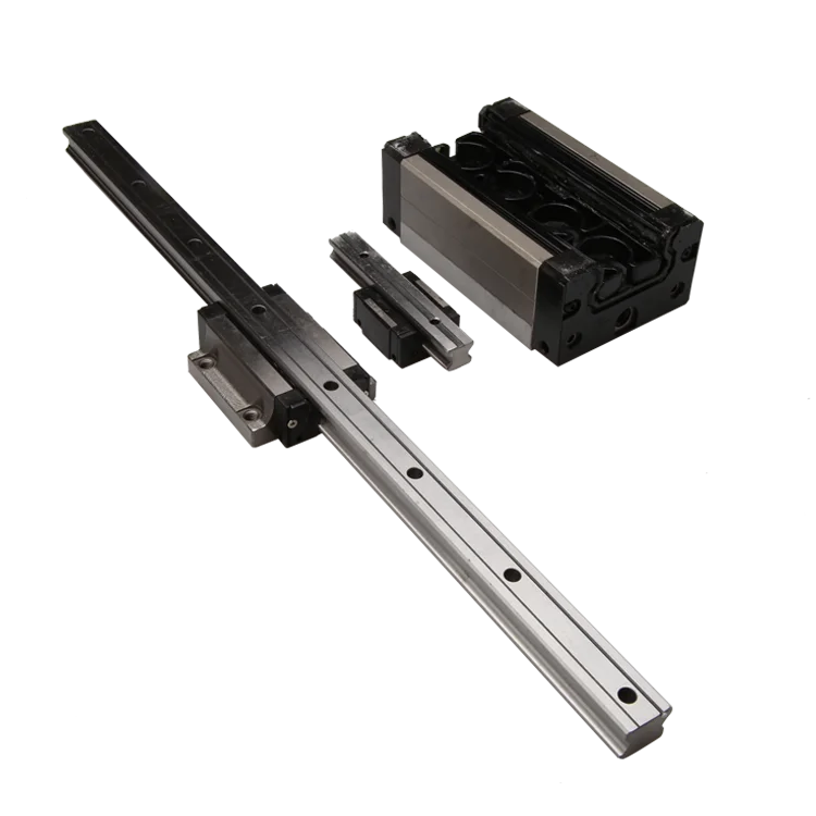Bidirectional threaded rod linear guide for cnc with linear actuator