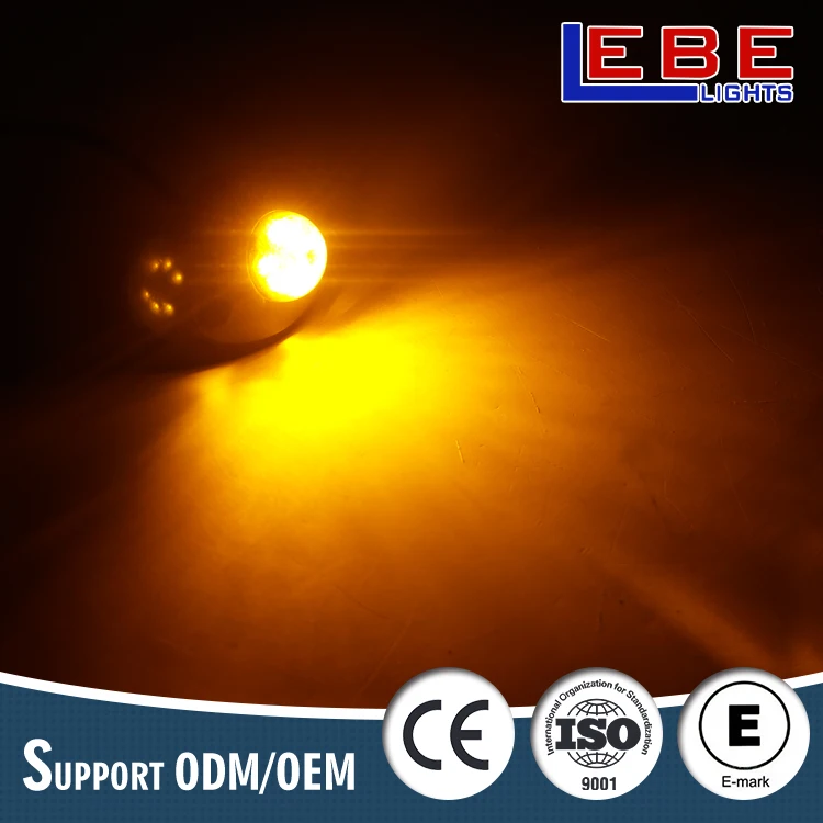 High Power 12V-24V Flash Grille Surface Mount light Strobe LED lighthead