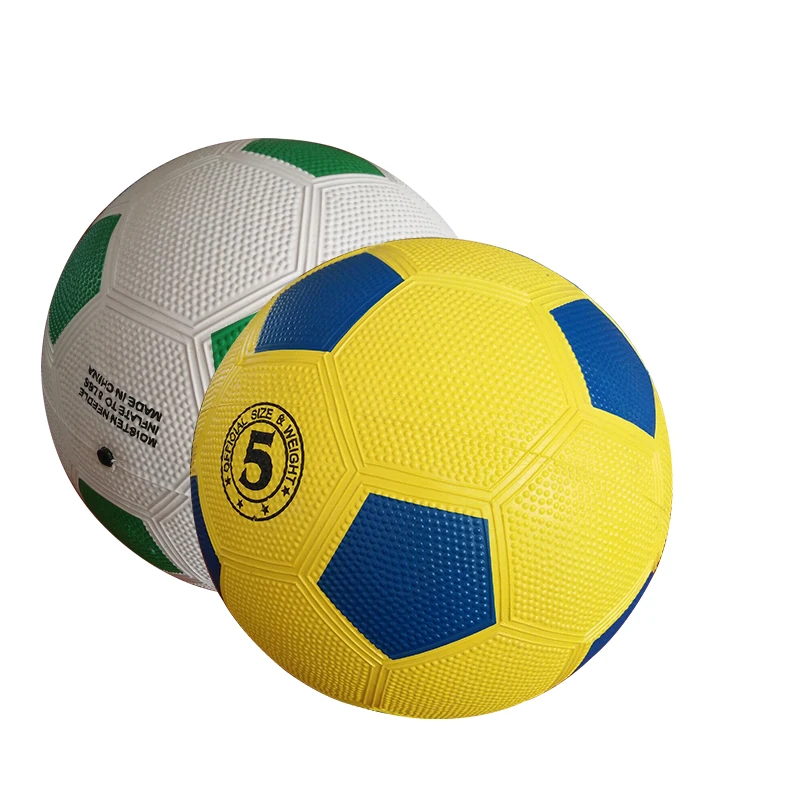 Cheap promotional good quality custom printed kids toys games Rubber soccer ball Football