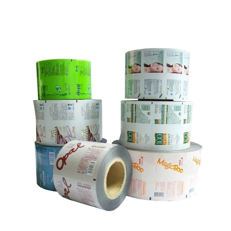 Low price food packaging plastic film roll for packing machine