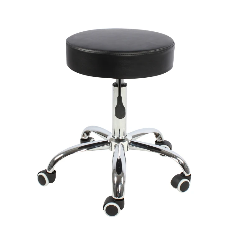 
Wholesale Simple Round Base Swivel Rolling Bar Stool for Office 