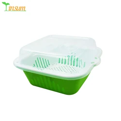 Factory Price Kitchen Utensil Eco-Friendly PP Fruit Vegetable Dish Strainer Plastic Sieve