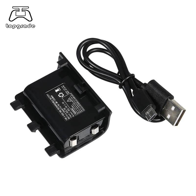 Подходит для игрового контроллера XBOX ONE (ES) ёмкость 1200 мАч перезаряжаемая Внешняя батарея черный