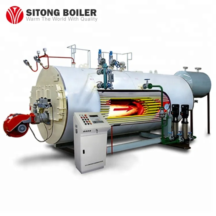 Large diameter corrugated furnace Gas Oil Steam Boiler Burner