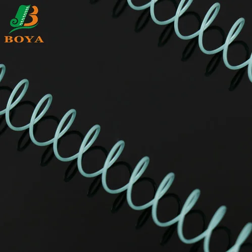 Low Price ! High Quality ! Bookbinding Material Gold Color 7/8' 5:1 Pitch Metal Spiral Coil Wire