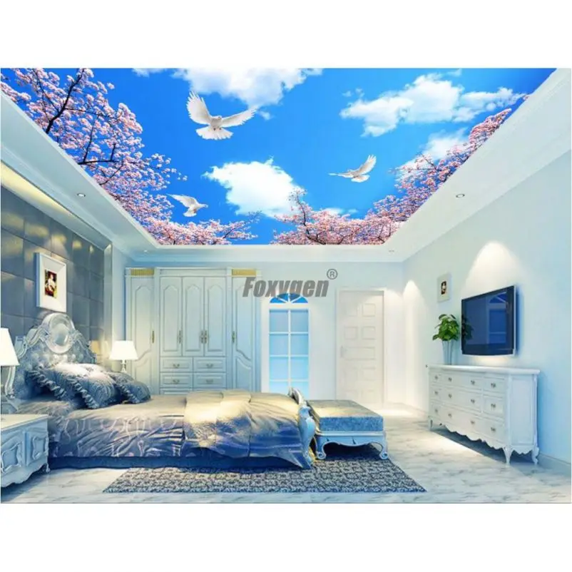 Project easy installation construction PVC gypsum board false ceiling decoration with 15-year warranty for swimming pools