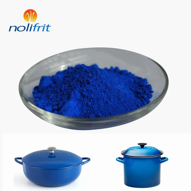 High temperature resistance prussian blue pigment for porcelain enamel product