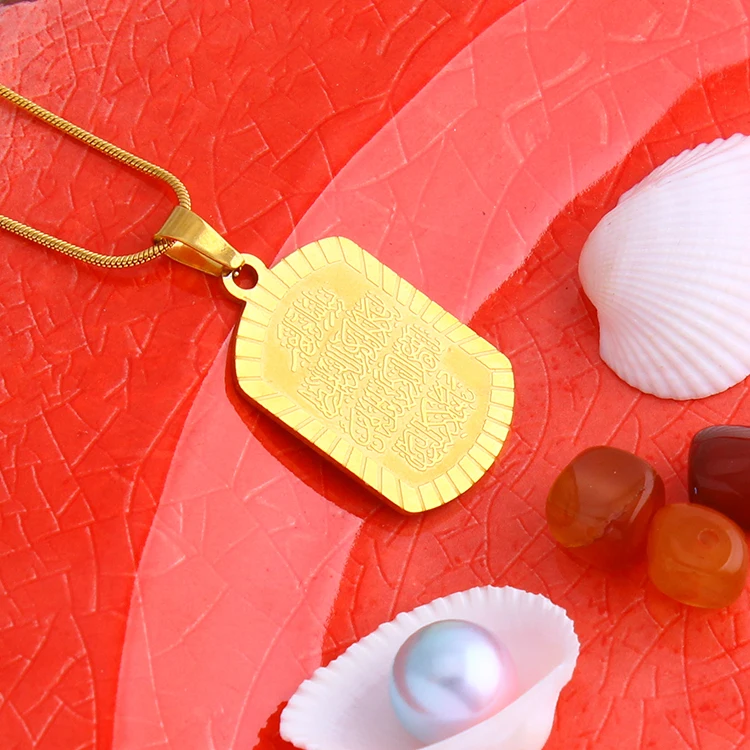 
JH Avant-garde Fashion Big/Medium/Small Sizes Gold Plated Pendant With Necklace Christian Jewelry 