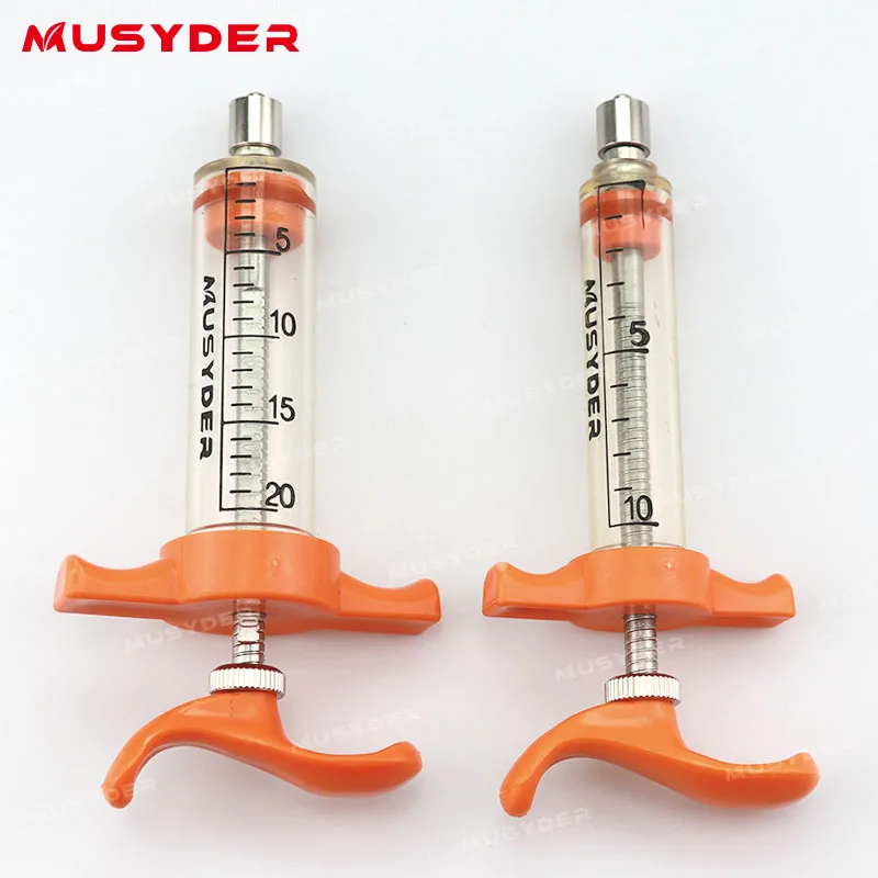 Veterinary Instrument TPX nylon syringe for commonly employed tool in the realm of animal healthcare