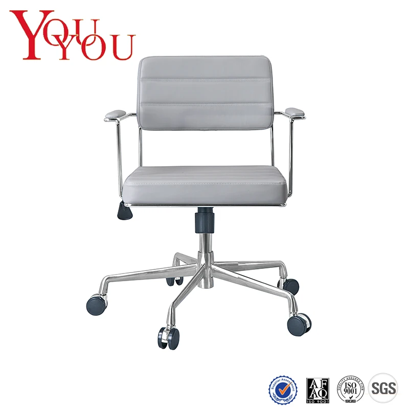OEM ODM fashion Stable design high density sponge black pu executive office modern leather lounge chair