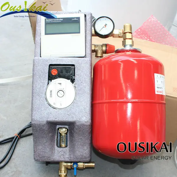 DIY Vacuum Tube With Heat Pipe Split Pressurized Solar Water Heater Kits 500Liters