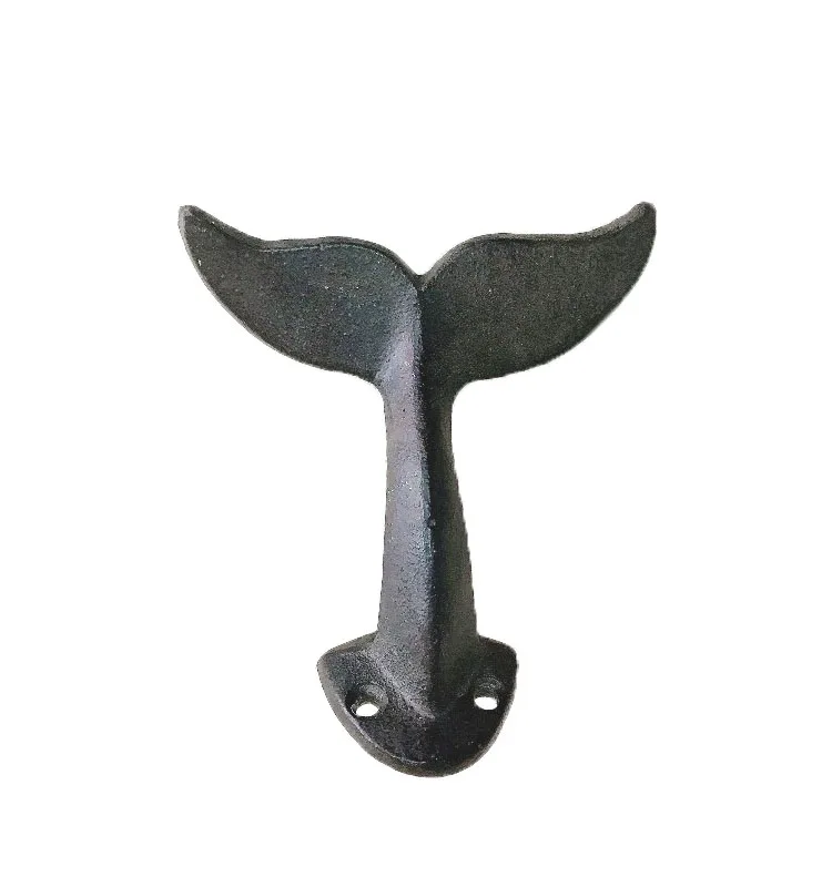 
cheap wall decor whale tail decorative single coat hook 