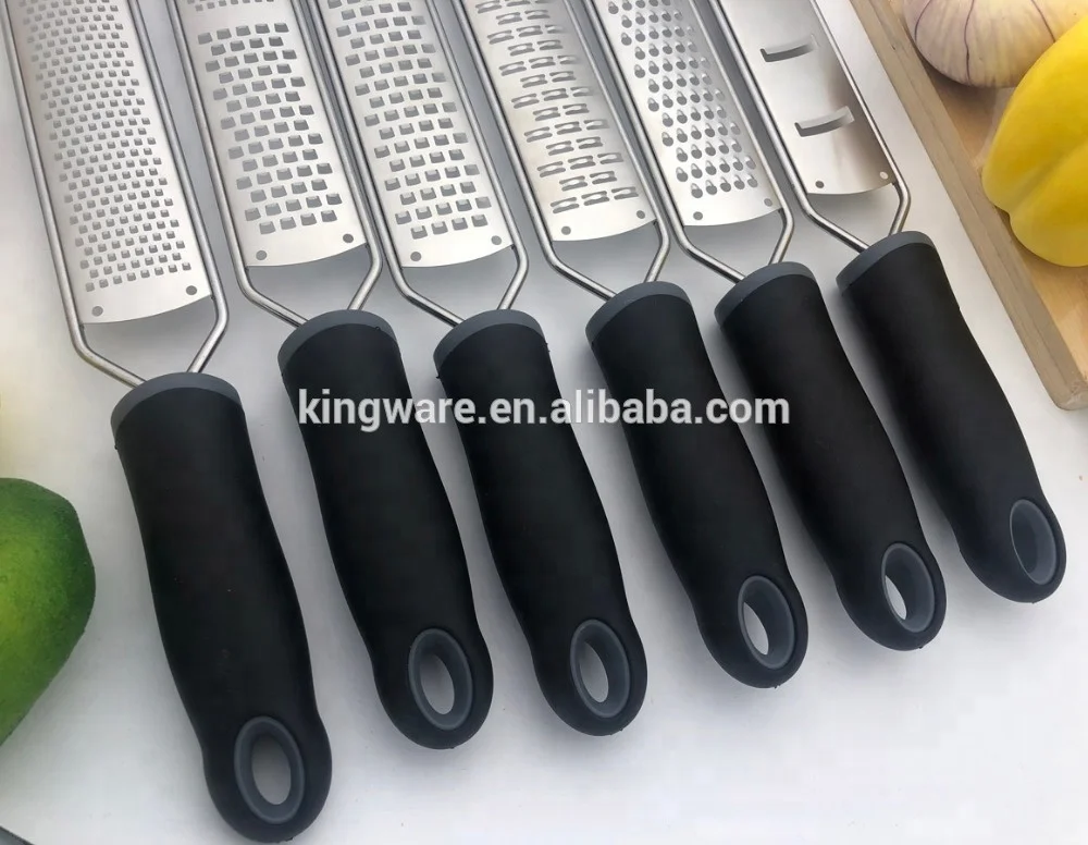 Wholesale Customized hot sale gadgets kitchen accessories non slip handle vegetable coconut cheese grater lemon zester