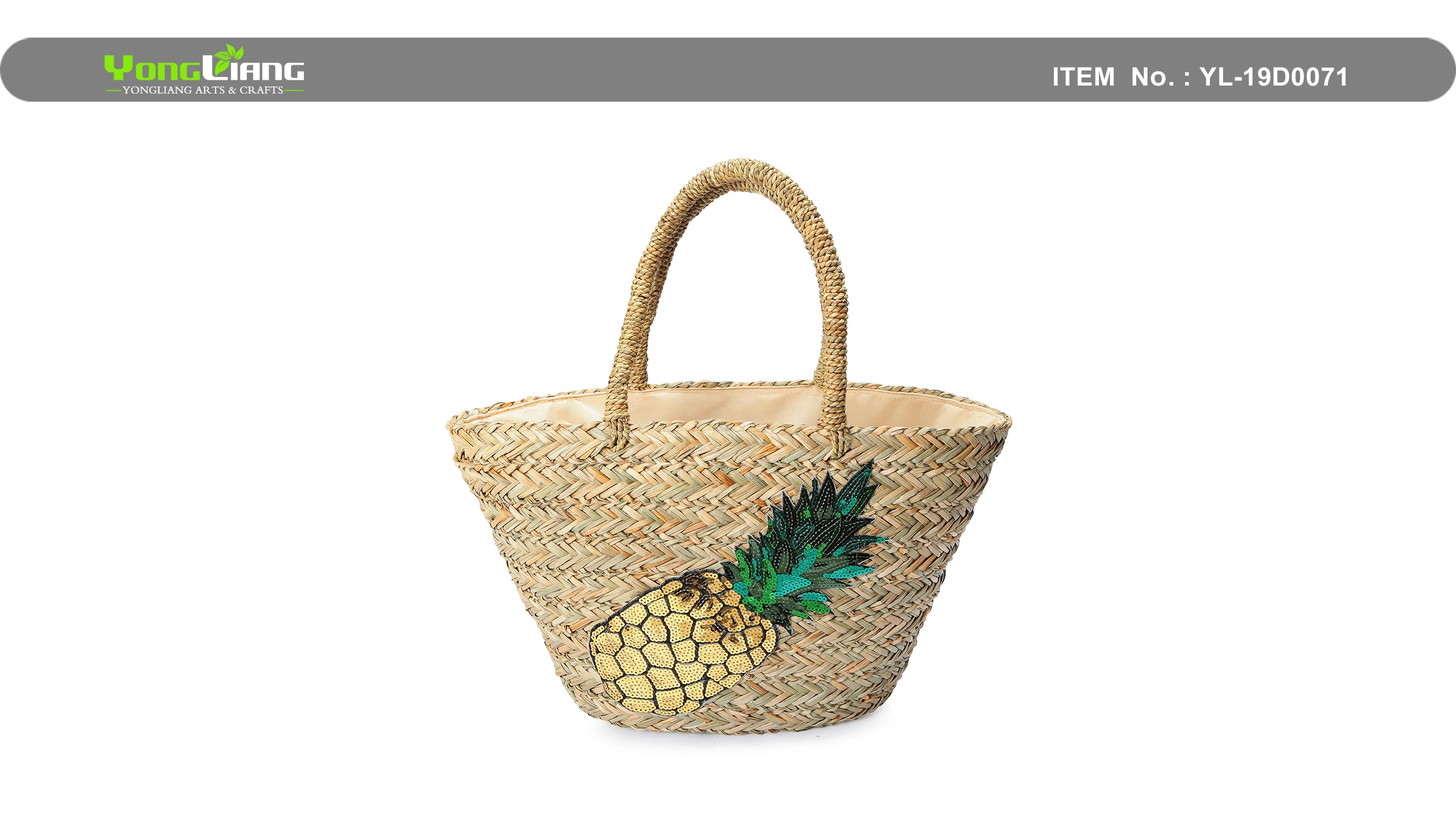 natural straw bag handmade woven handbag braid weaving handbag bag