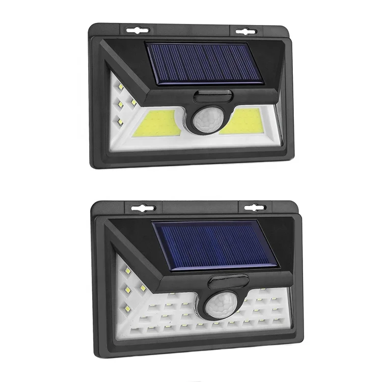 Outdoor PIR motion sensor 32 COB led solar garden light solar wall light garden lamp for Fence Pathway Street