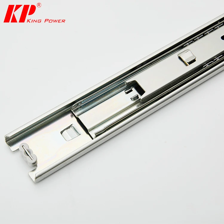 1045-G High quality ball bearing full extension telescopic bayonet  clip drawer slide