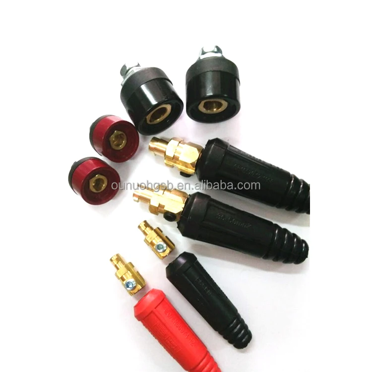 EURO style 35-50 50-70 welding cable connector fast Plug socket
