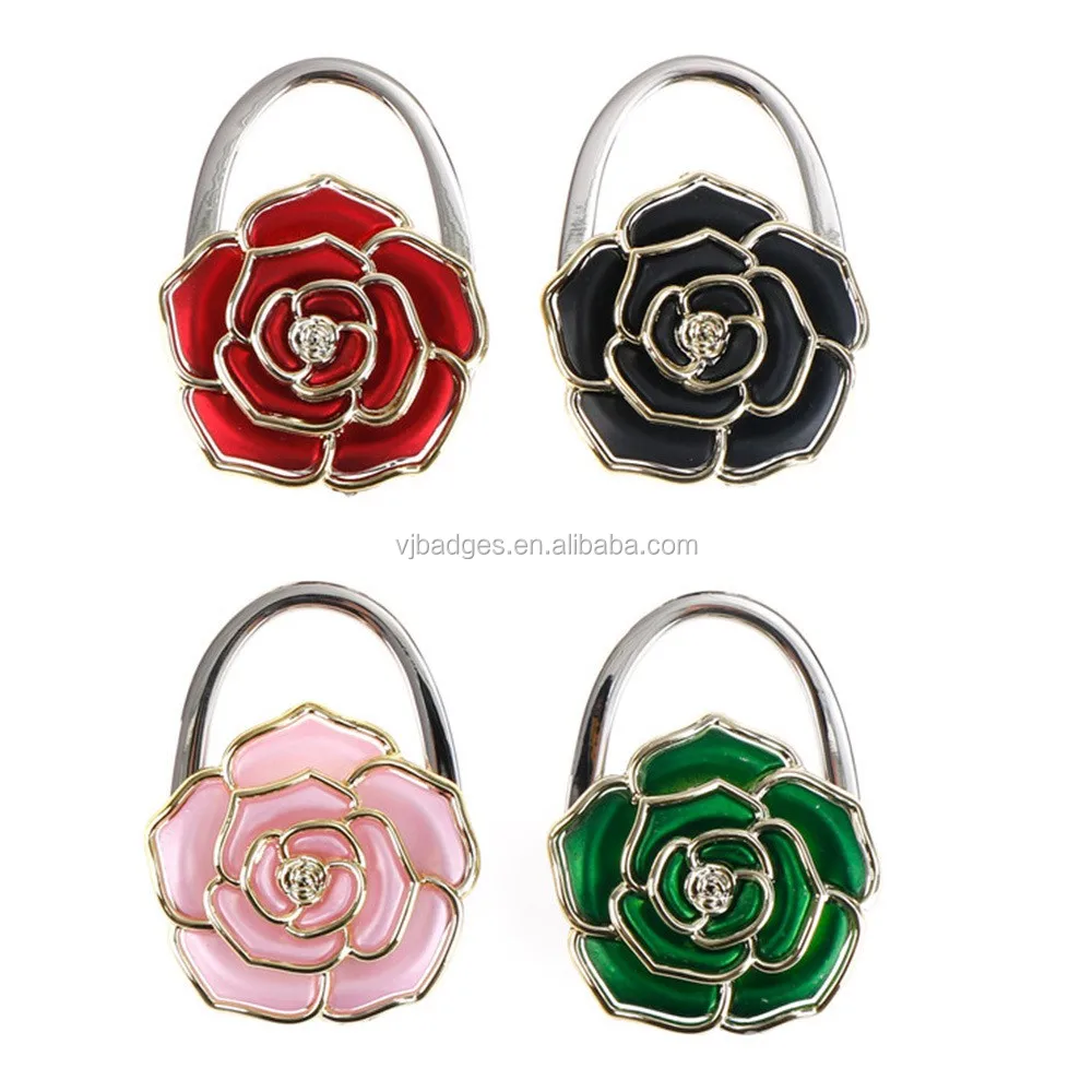 wholesale Custom Foldable Folding Metal Bag Hanger Hook
