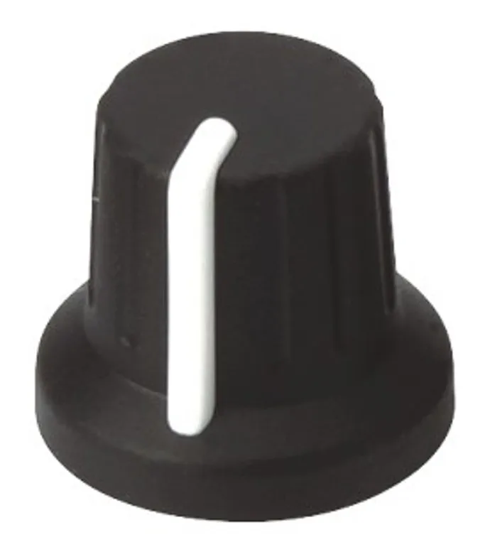 
49001 Two Color Texture Soft Touch PP + TPR Plastic Knobs with raise indicator line 