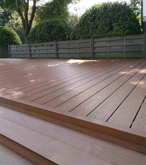 New tech 2nd generation co-extruded wpc deck flooring