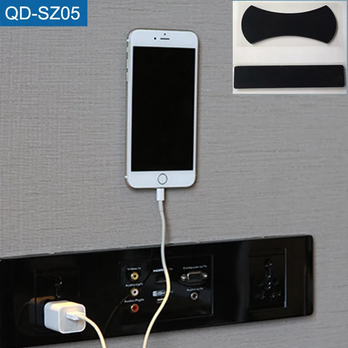 2017 New 360 Degree Sticky Car Smartphone Holder Nano Rubber Magnetic Cell Phone Holder for M