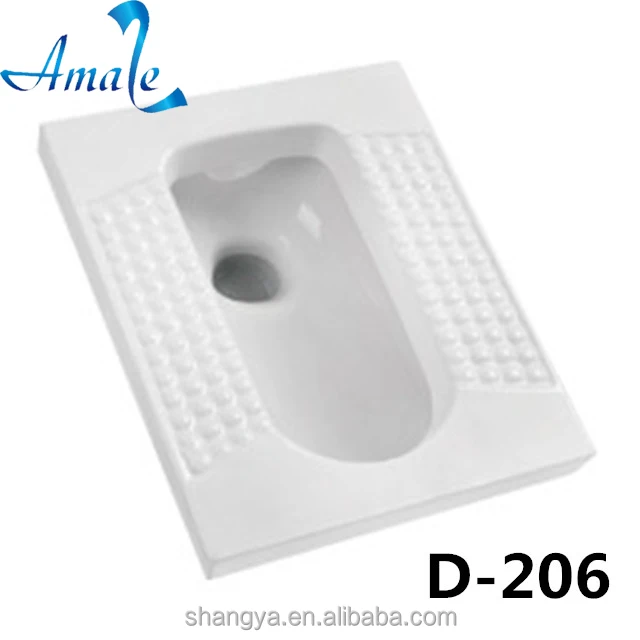 Bathroom squatting pan construction materials squat pan toilet with cheap price
