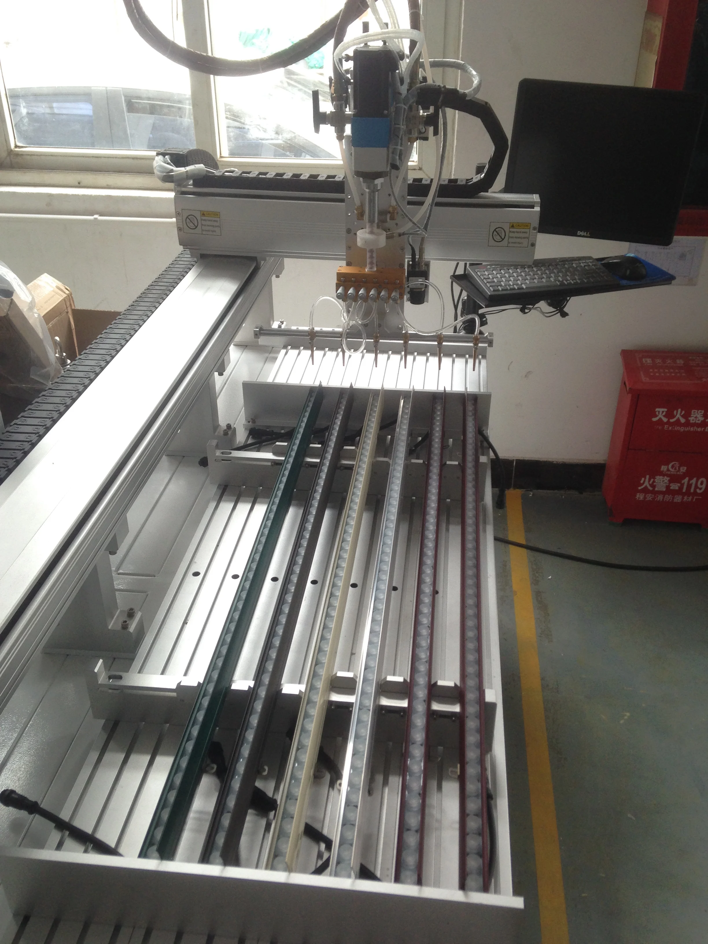 Two Component AB Glue Automatic Mixing Ratio And Potting epoxy resin dispenser