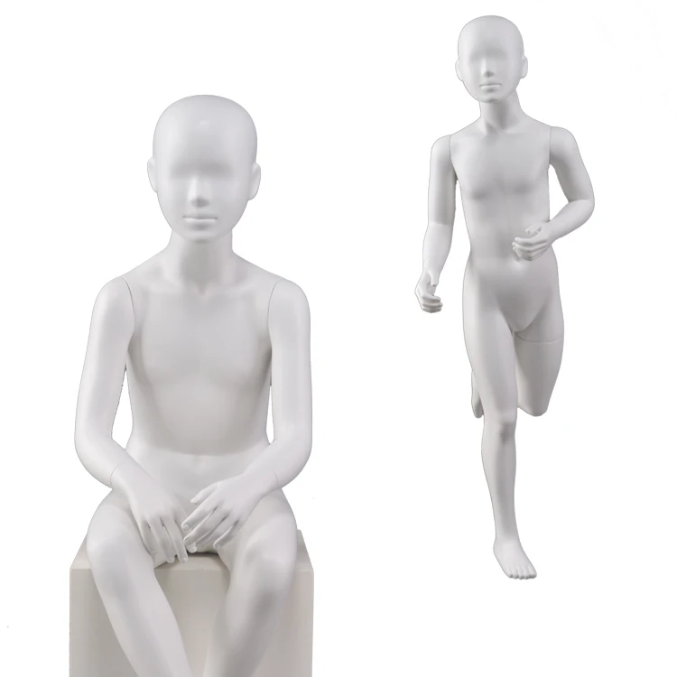 Abstract teenager little girl and boy kids store display children mannequin manikin for sale