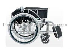 Aluminum lightweight wheelchair international standard dimensions aluminum wheelchair for sale with CE