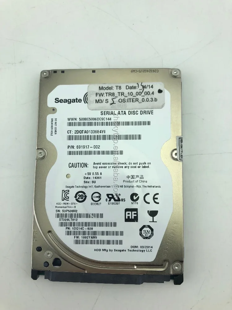 Совместимый новый жесткий диск в сборе для струйного принтера HP Designjet T1500 T2500 T920 Part No. CR357-67047 CR357-67083 CR357-67095
