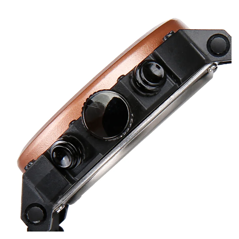 Top Selling Men Analog Digital Alarm Choron Wristwatch 5ATM Waterproof Sport Watch