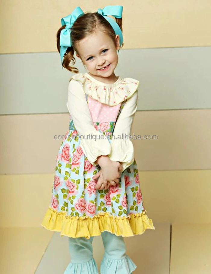 
Wholesale lovely ruffle wholesale children fall clothing usa 