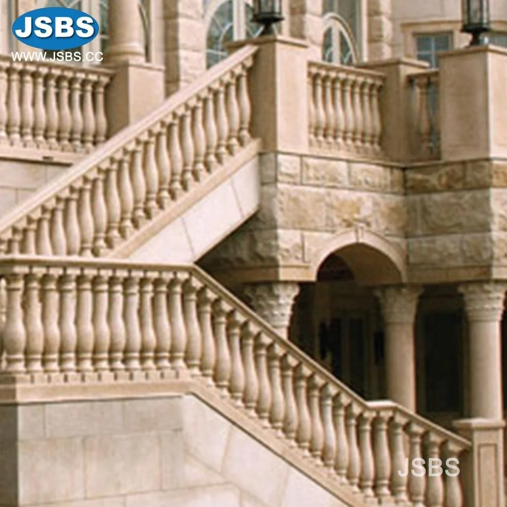 Design Cheap Outdoor Decorative Marble Parapet Stone Handrail