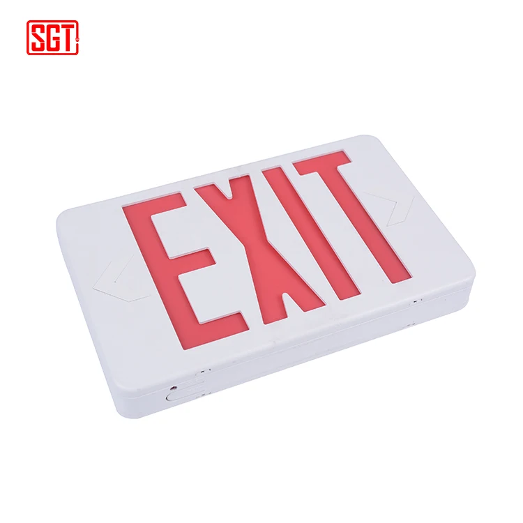 BEST sell model 120-277v hanging led light emergency exit sign for commercial electric use
