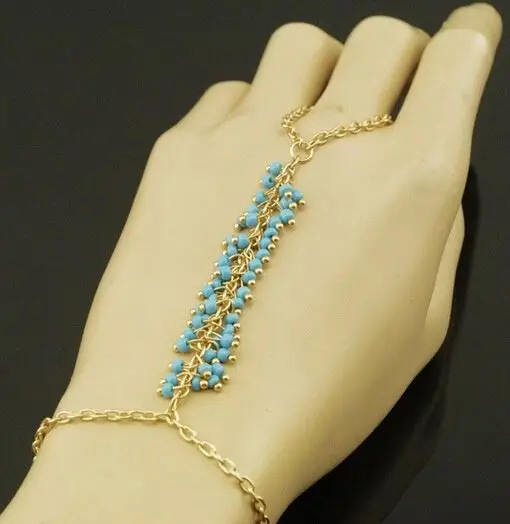 Bohemian handmade beads bracelet bunch of grapes balls Mittens