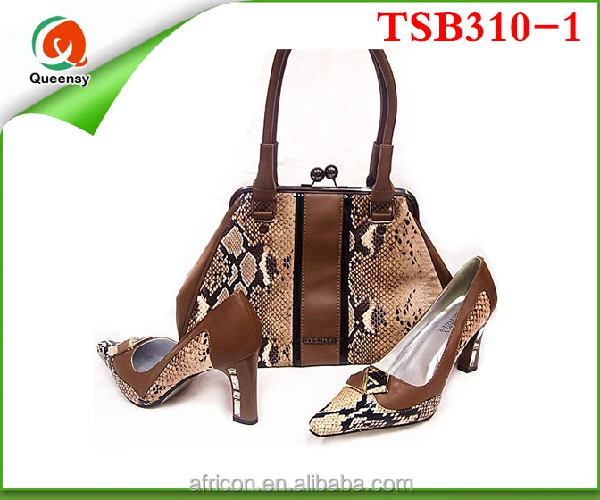 2015 stylish TSB310-1 Italian matching shoes and bags