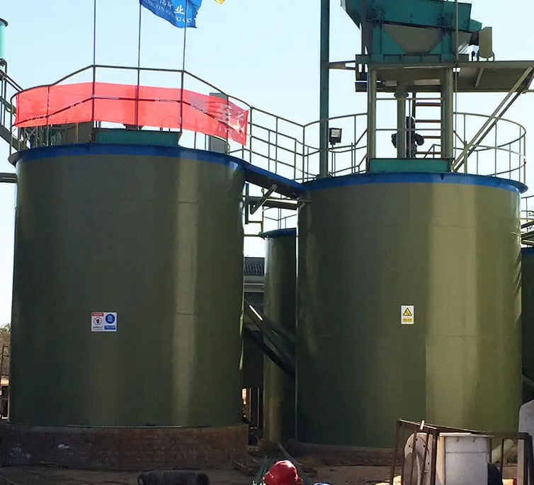 
2019 hot-selling energy-saving mixing tank, double impeller stirring leaching tank 