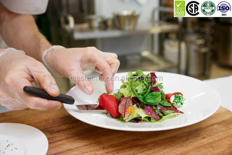 
Food grade for Safe and high quality Plastic CPE hand gloves 