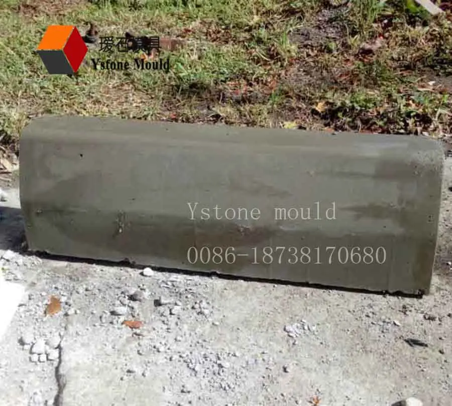Plastic road kerb concrete kerbstone mould